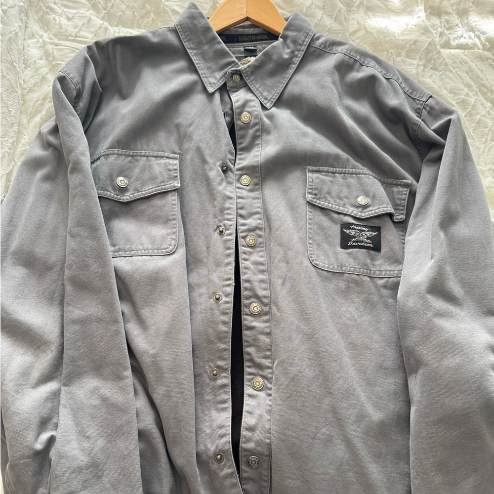 Harley-Davidson Gray Denim Jacket
